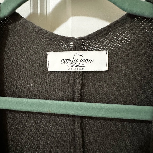 Carly Jean Los Angeles cardigan sweater in Gray. M/L - Picture 5 of 7